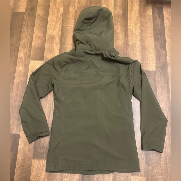 Hollister Green Military Field Jacket Hooded Casual - Picture 8 of 14